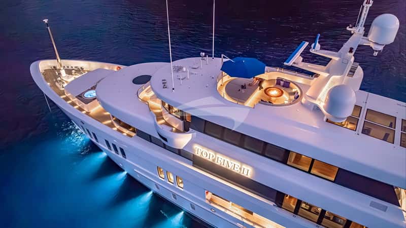 TOP FIVE II 61m motor yacht charter, photo 4