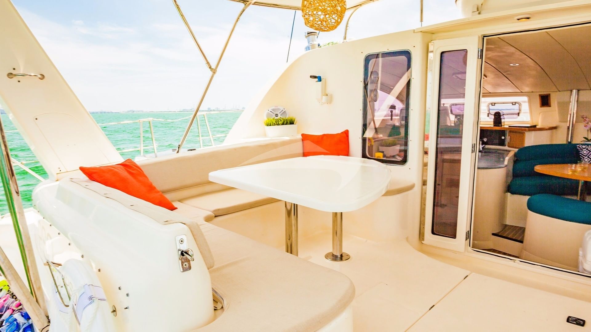 Aft Deck facing Salon