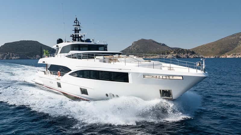 OCEAN VIEW 32m motor yacht charter
