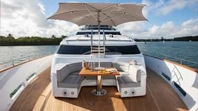 Foredeck Sunpads and Sette