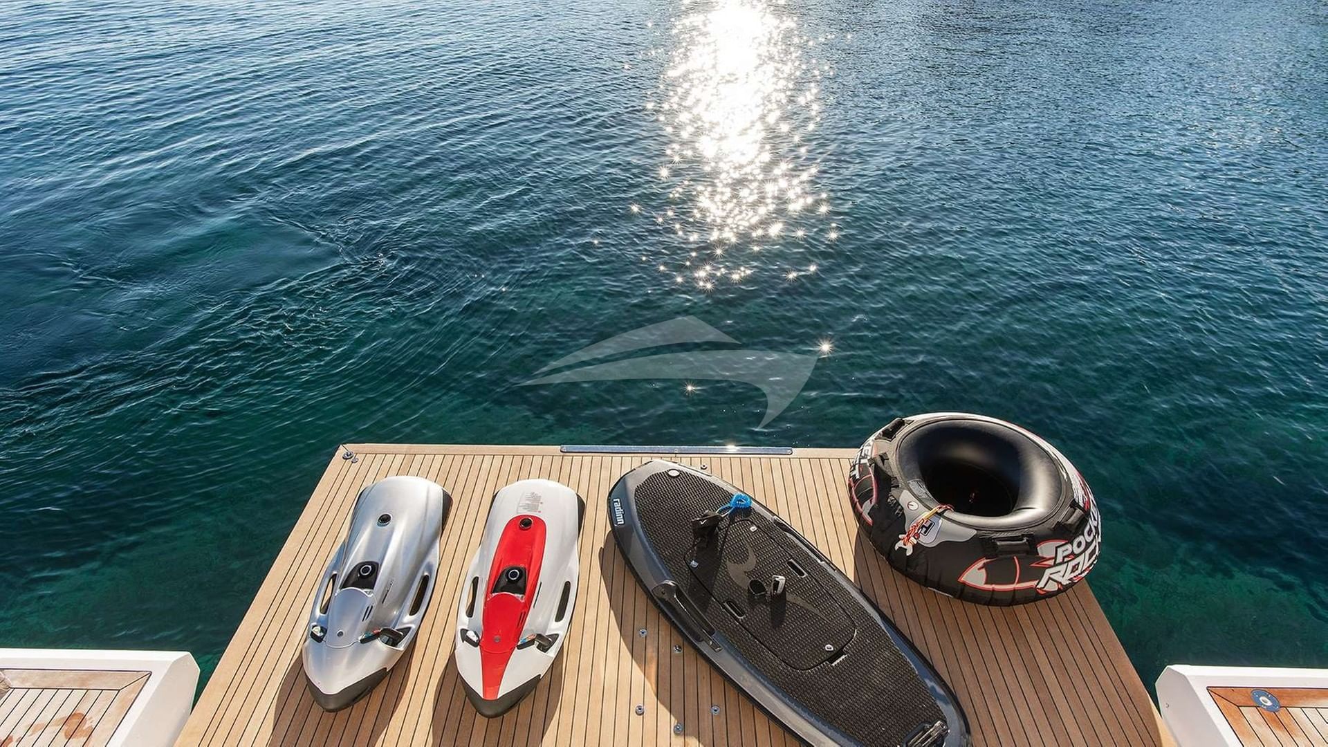 Swim Platform and Water Toys