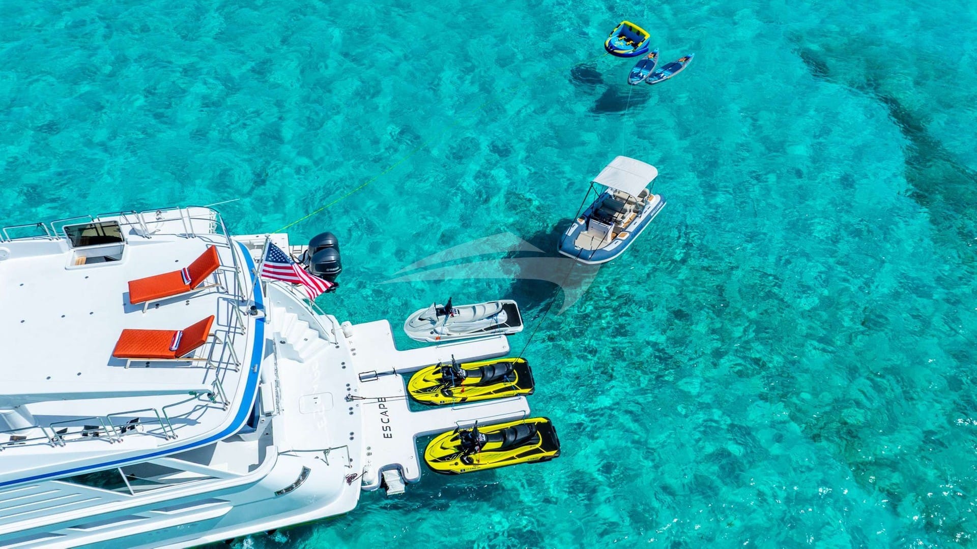 31' Jupiter Tender and Water Toys