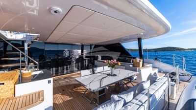 outside dining area