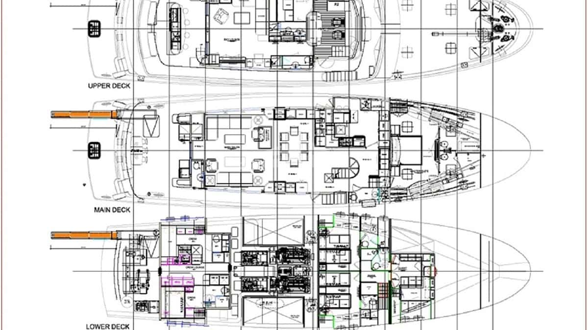 VIVIERAE II deck layout
