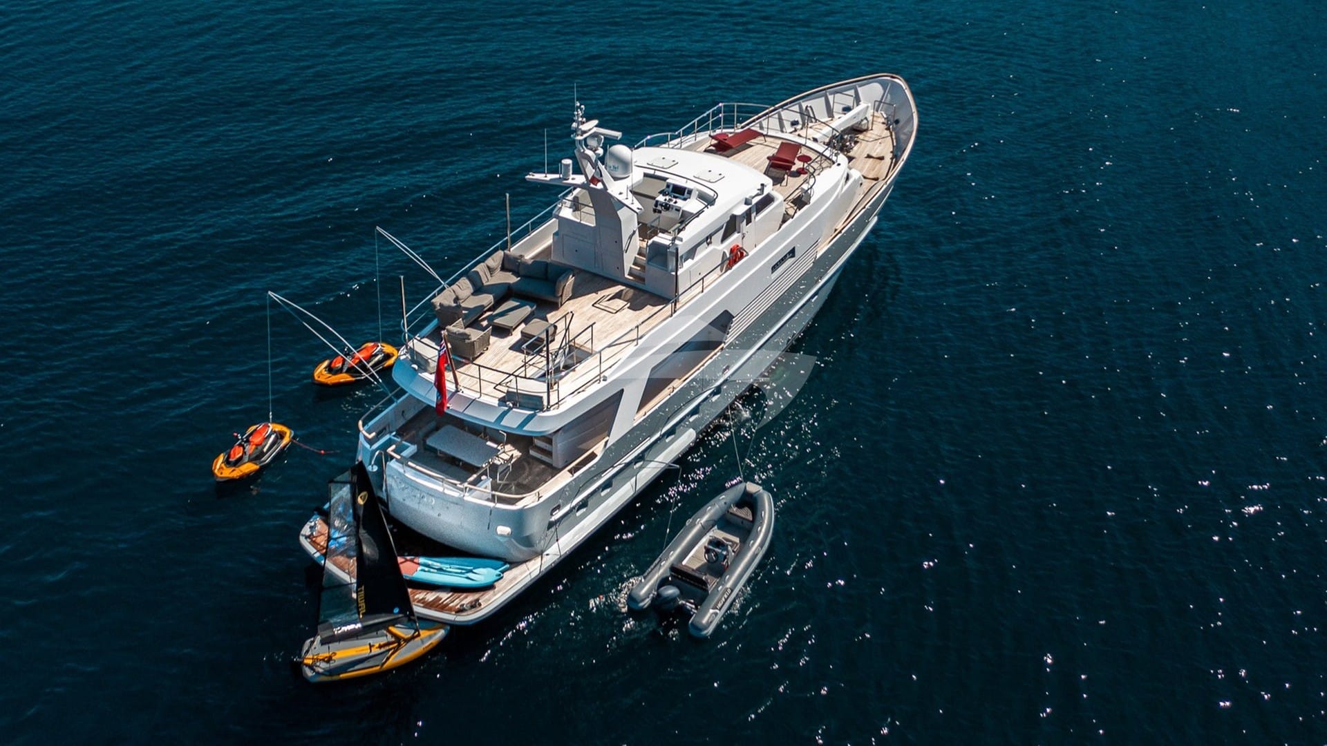 Aerial View with Water Toys