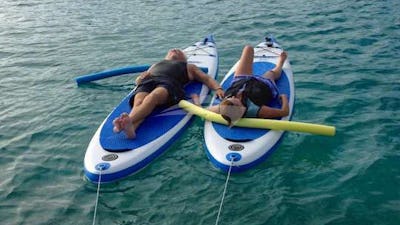 Take a nap on the paddleboards