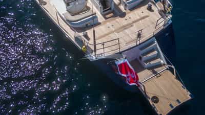 Aerial View of Swim Platform