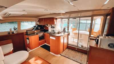 Galley and cockpit entry