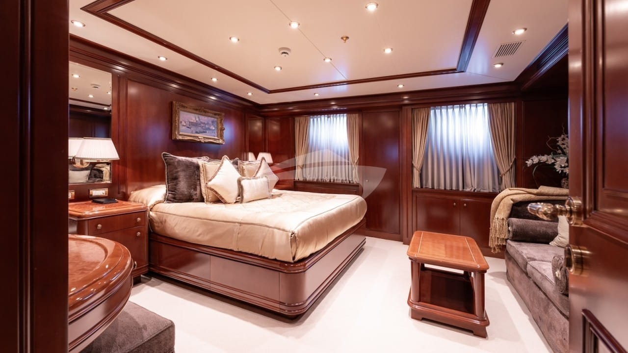 MYKONOS stateroom with a 40" Smart TV