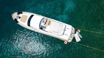 Aerial View of Water Toys