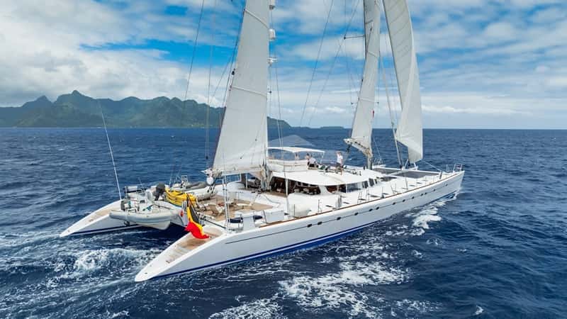 DOUCE FRANCE 42m sailing yacht charter, photo 4