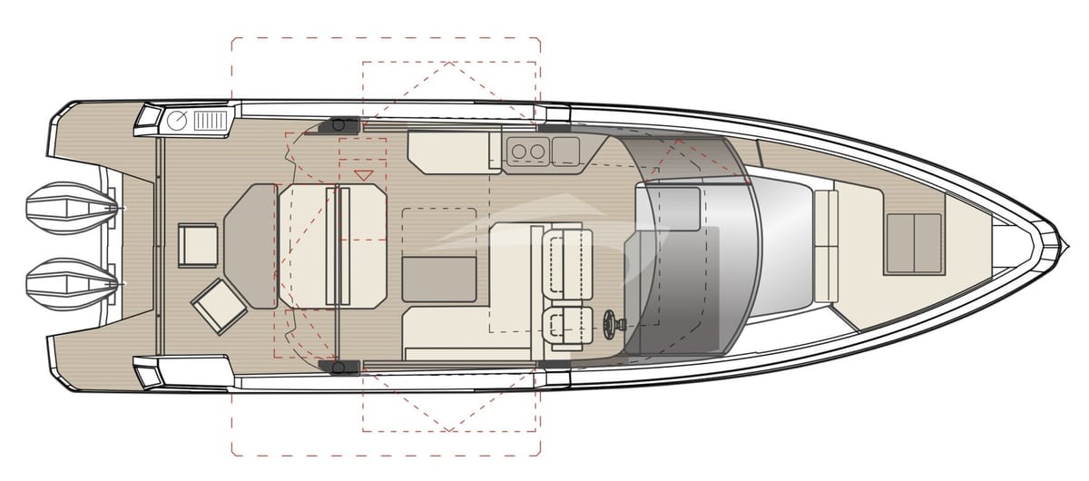 SAXDOR 400 GTO Deck Plan
