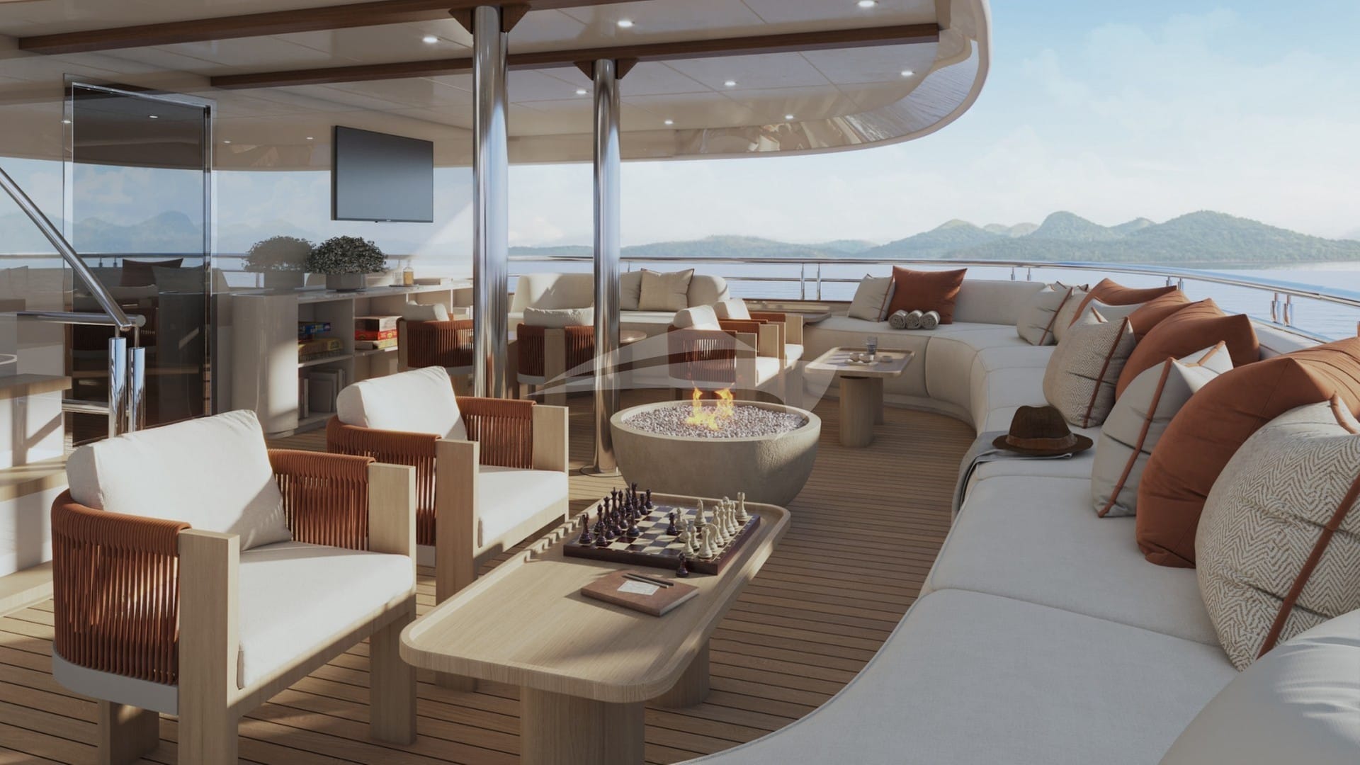 Deck Seating - Upper deck