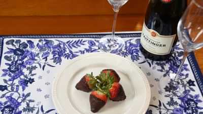 Champagne & strawberries