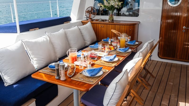 Breakfast set up