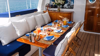 Breakfast set up