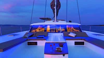 Foredeck lounge area