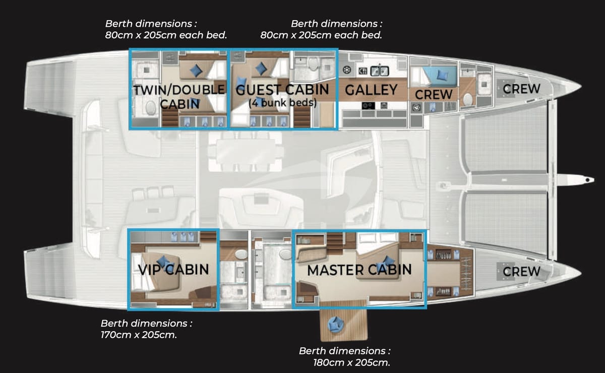 MANE ET NOCTE Deck Plan