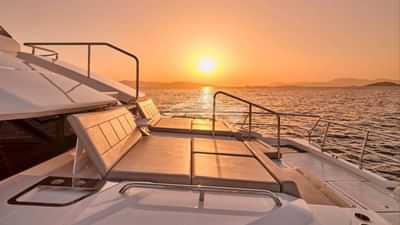 Foredeck at Sunset