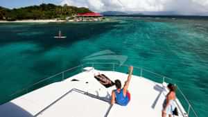 Foredeck lounge area