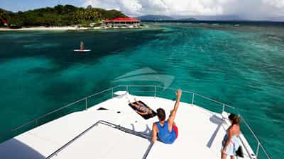 Foredeck lounge area