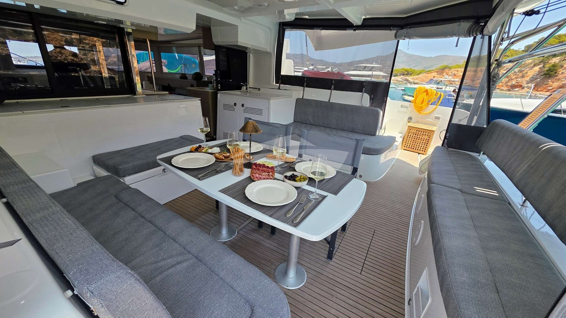 Aft deck
