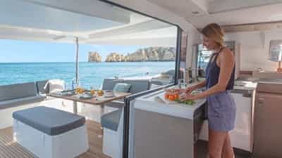 Cockpit dining area