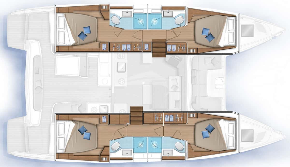 EL MARITA deck layout