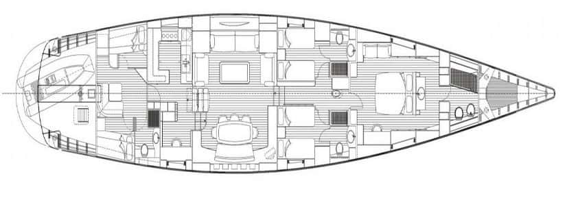 FREE AT LAST deck layout