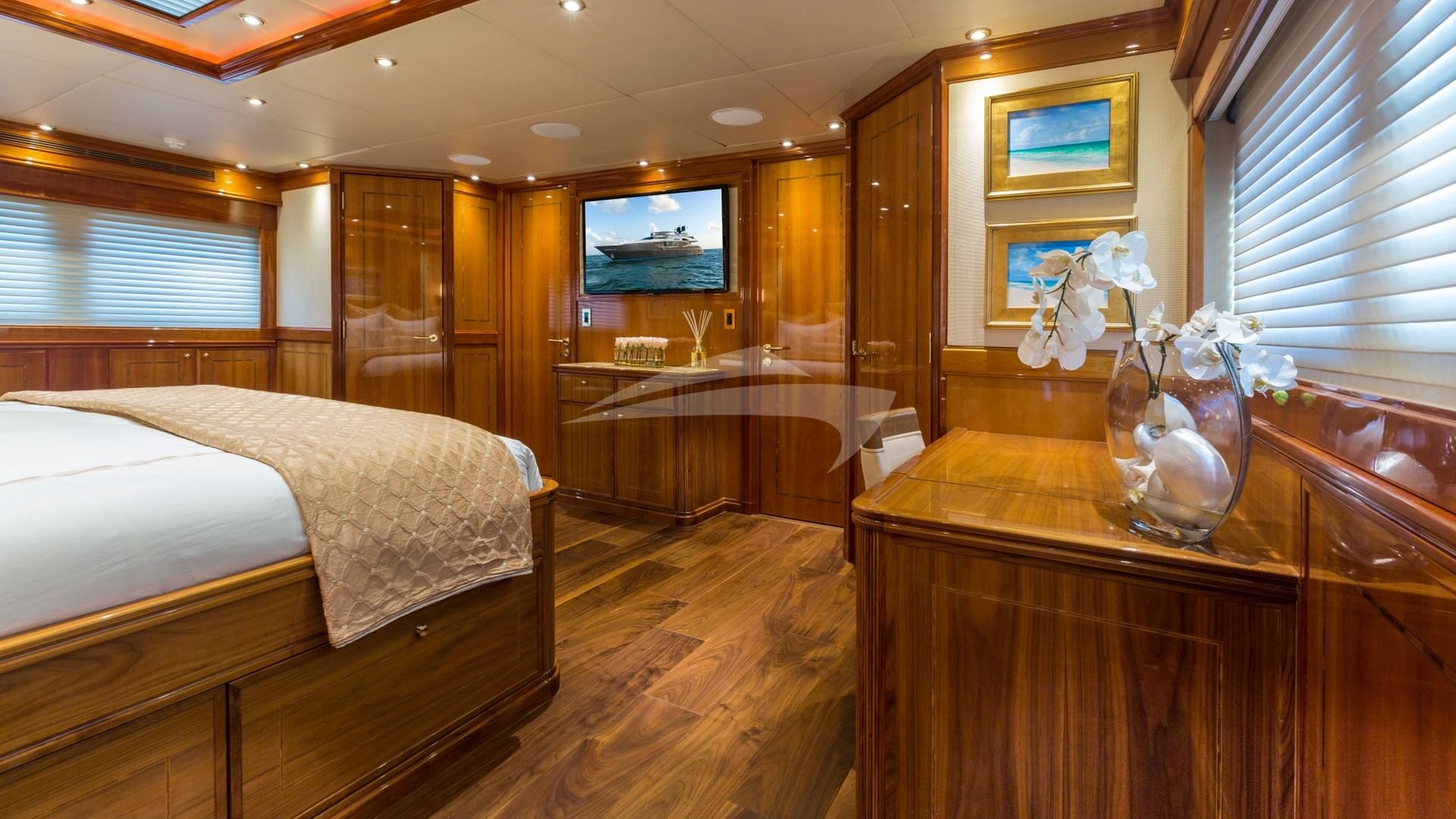 Master Stateroom with TV