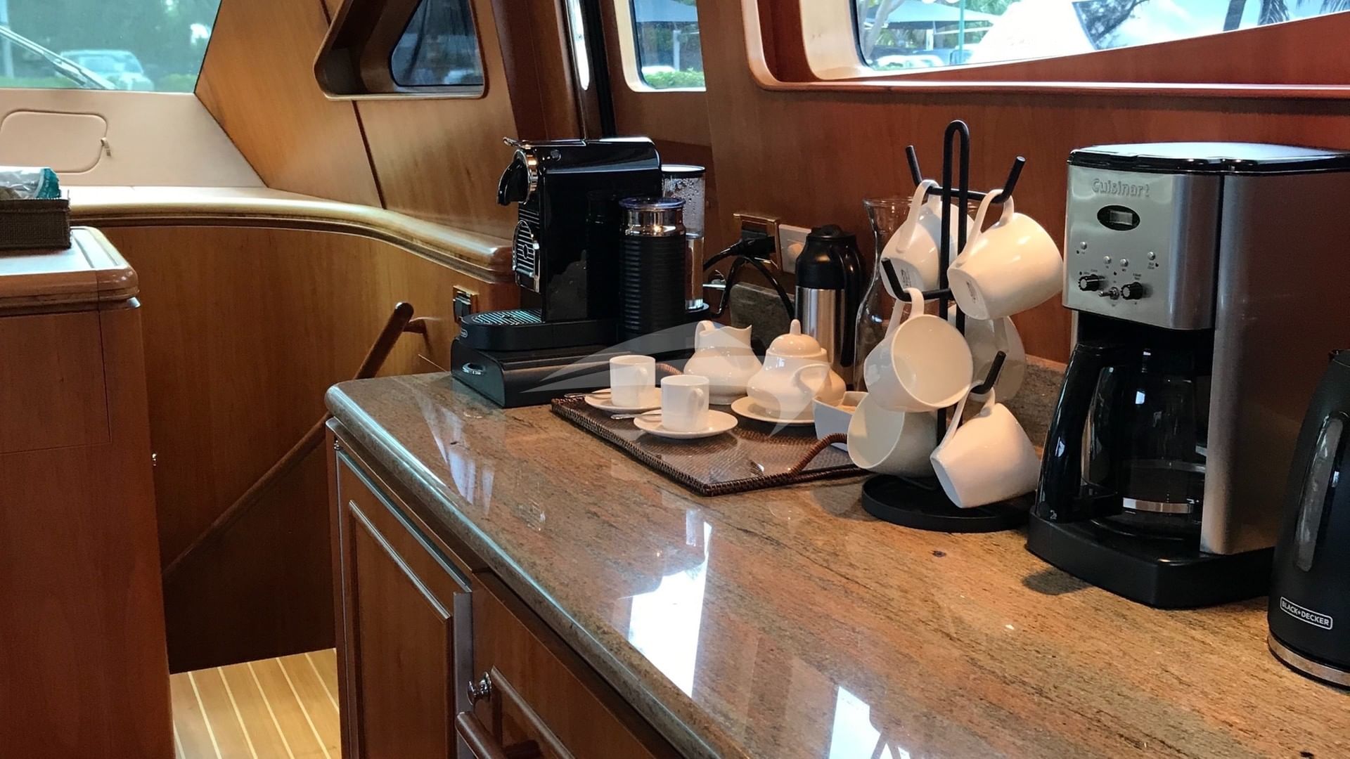 Galley coffee breakfast bar