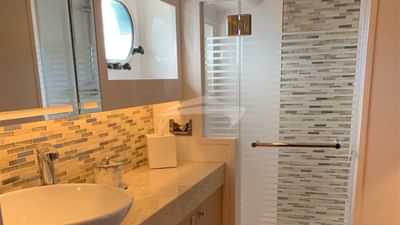 Master head and shower