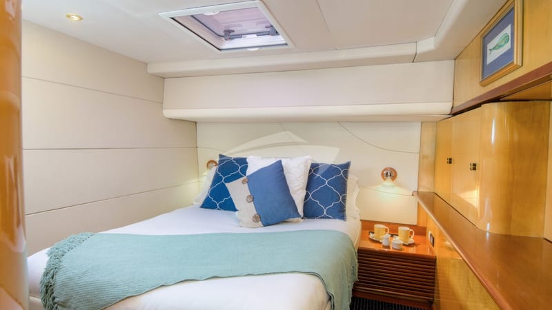 Aft starboard queen guest suite