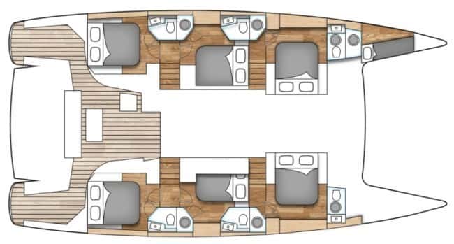 PERPETUAL BLUE deck layout
