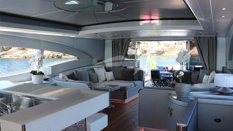 JFF 34m motor yacht charter, photo 4