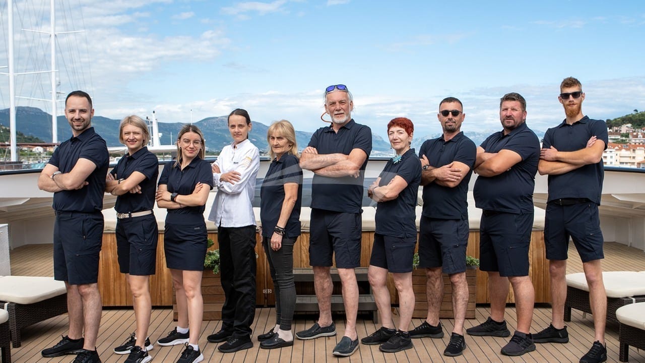 Luxury charter yacht crew for KARIZMA