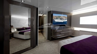 Master Stateroom with TV
