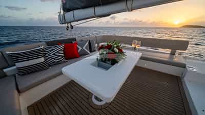 Flybridge sunsets