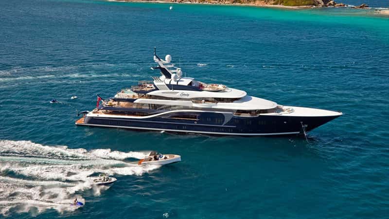 SOLANDGE 85m motor yacht charter