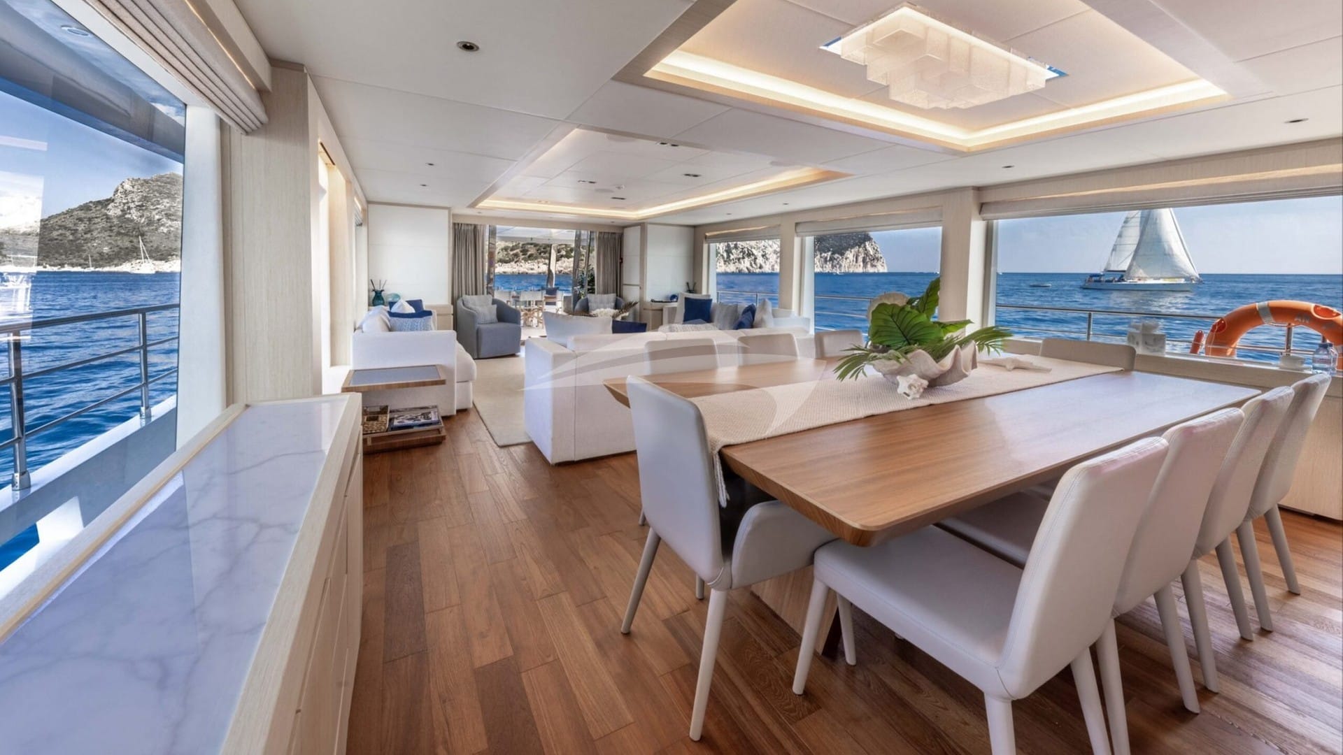 Main Salon and Dining