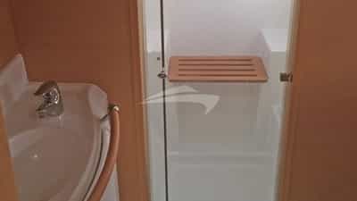 Closer image of bathroom