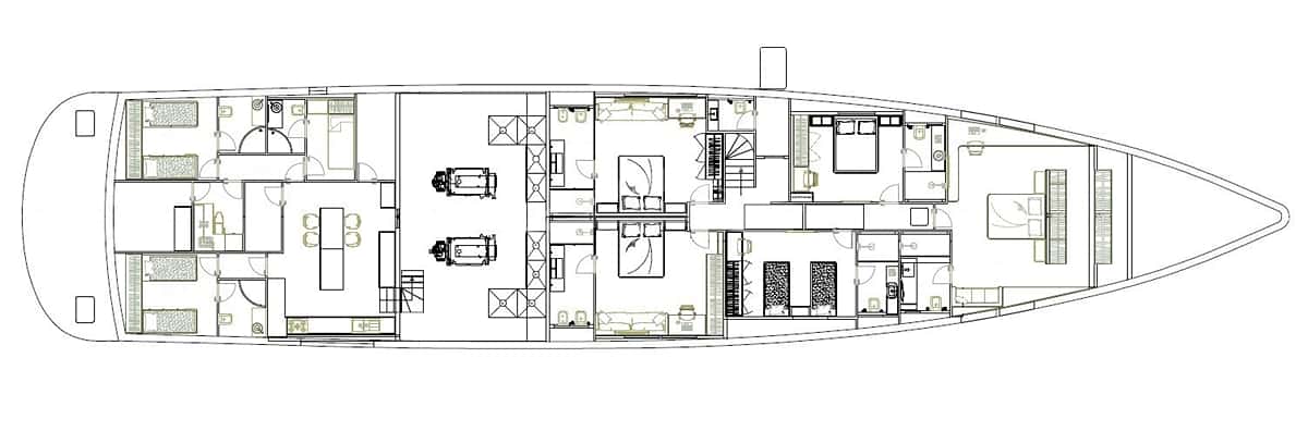 NORTH WIND deck layout