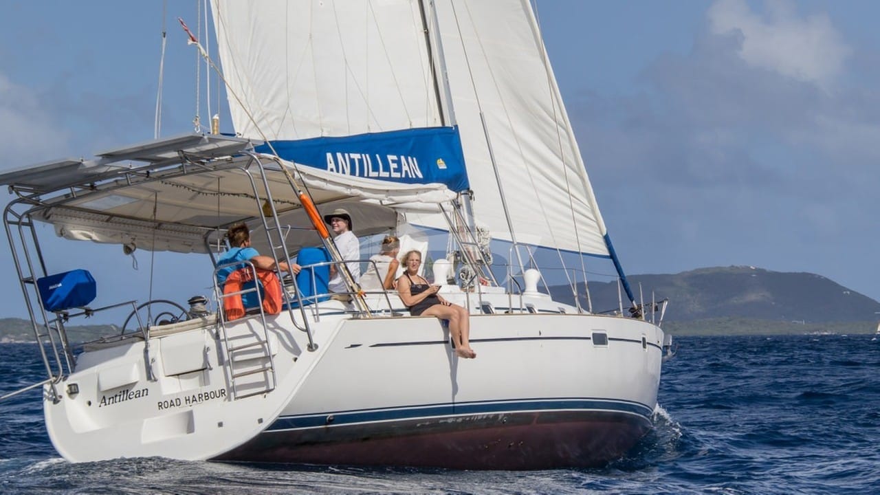 Antillean under sail