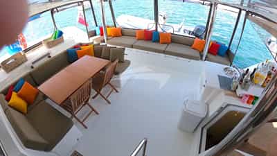 Aft cockpit area