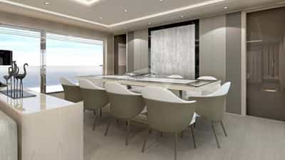 Main deck dining area