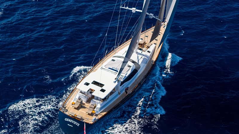 GENEVIEVE 37m sailing yacht charter, photo 6