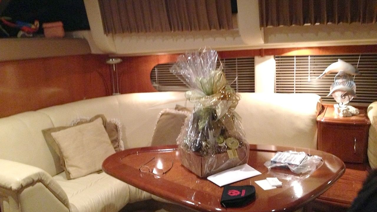 Sitting area in the saloon