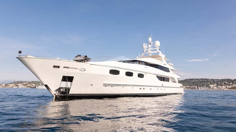 TIAMAT 43m motor yacht charter