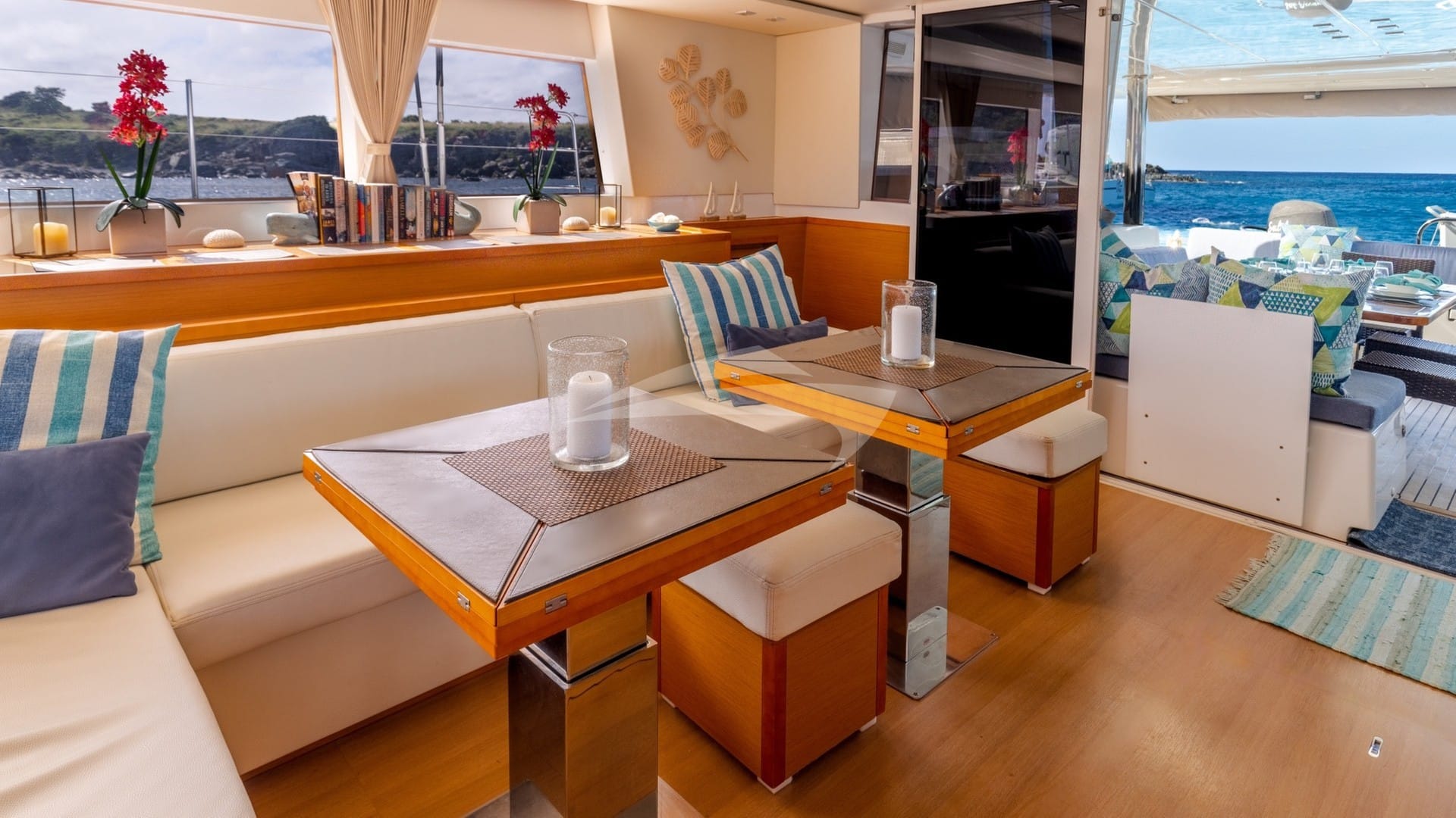 Saloon tables and seating