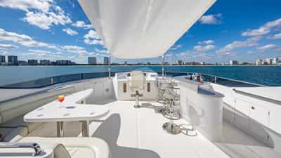 Flybridge, view fwd